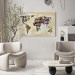 Canvas Art Print Map: Wassily Kandinsky inspiration  92687 additionalThumb 9