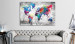 Decorative Pinboard World Map: Grey Style [Cork Map] 97487 additionalThumb 3