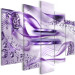 Canvas Print Underwater Harp (5 Parts) Wide Violet 107997 additionalThumb 2