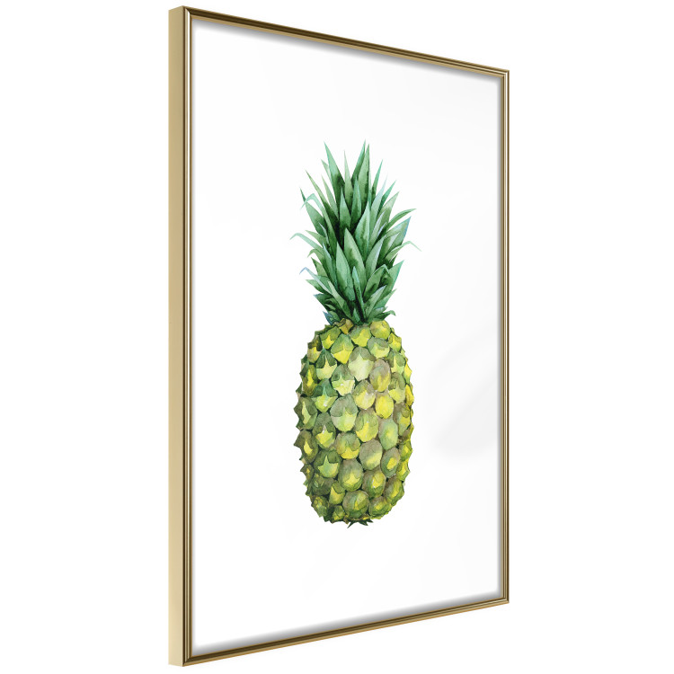 Poster Pineapple - composition with a tropical fruit on a solid white background 114297 additionalImage 8