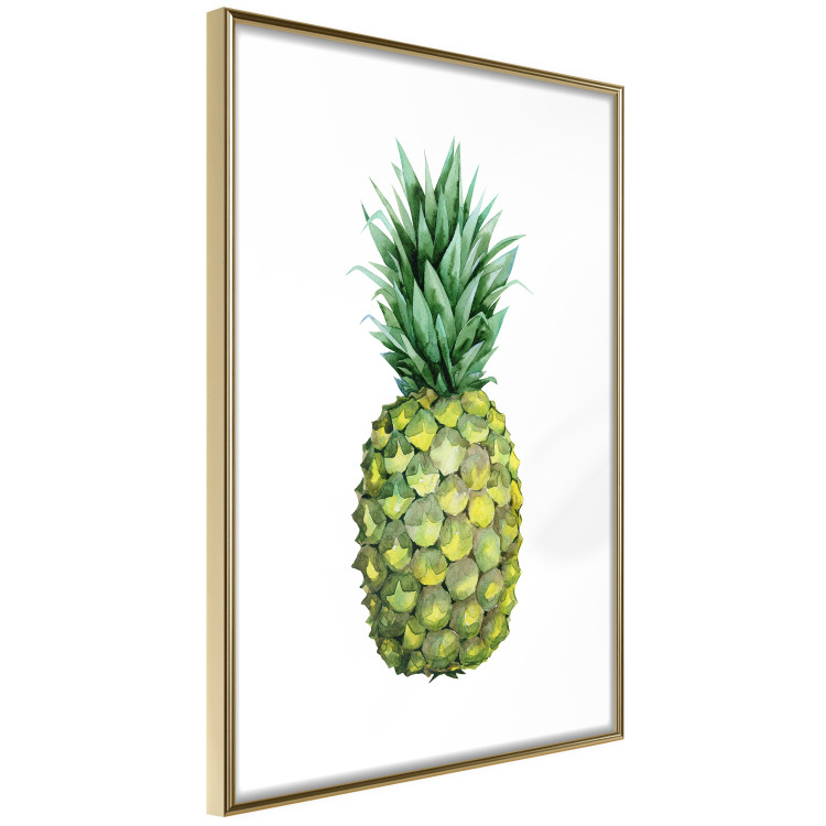 Poster Pineapple - composition with a tropical fruit on a solid white background 114297 additionalImage 14
