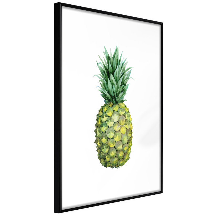 Poster Pineapple - composition with a tropical fruit on a solid white background 114297 additionalImage 11