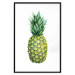 Poster Pineapple - composition with a tropical fruit on a solid white background 114297 additionalThumb 18