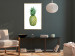 Poster Pineapple - composition with a tropical fruit on a solid white background 114297 additionalThumb 5