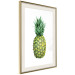 Poster Pineapple - composition with a tropical fruit on a solid white background 114297 additionalThumb 2