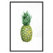 Poster Pineapple - composition with a tropical fruit on a solid white background 114297 additionalThumb 17