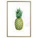 Poster Pineapple - composition with a tropical fruit on a solid white background 114297 additionalThumb 14