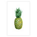 Poster Pineapple - composition with a tropical fruit on a solid white background 114297 additionalThumb 25