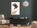 Wall Poster Eagle - Predatory bird and brown paint on a solid background 114397 additionalThumb 22