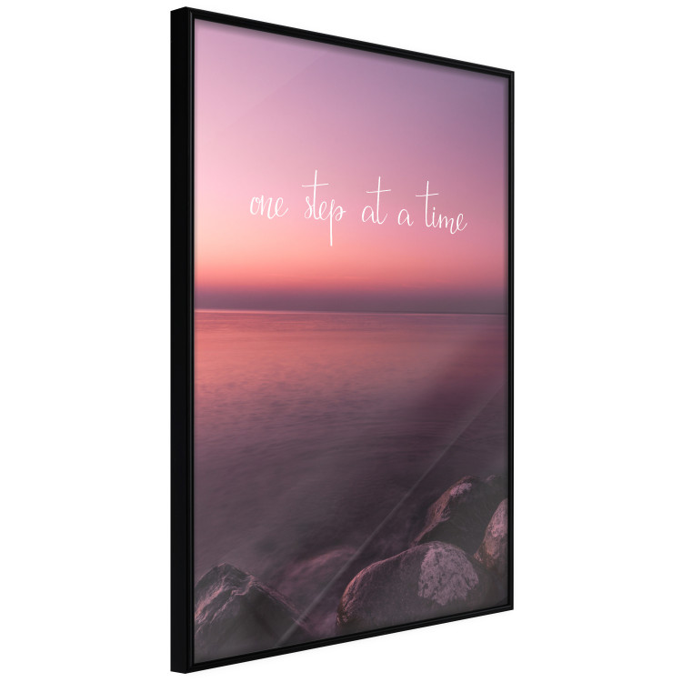 Wall Poster One step at a time - English texts on a seascape background 115297 additionalImage 10