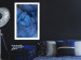 Wall Poster Blue Yarn - winter composition with a ball of navy wool 117597 additionalThumb 4
