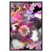 Poster Harmony of Colors - composition with various colorful flowers on a black background 117997 additionalThumb 18