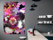 Poster Harmony of Colors - composition with various colorful flowers on a black background 117997 additionalThumb 17