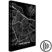 Canvas Print Amsterdam - map of the Dutch capital in a minimalist style 118097 additionalThumb 6