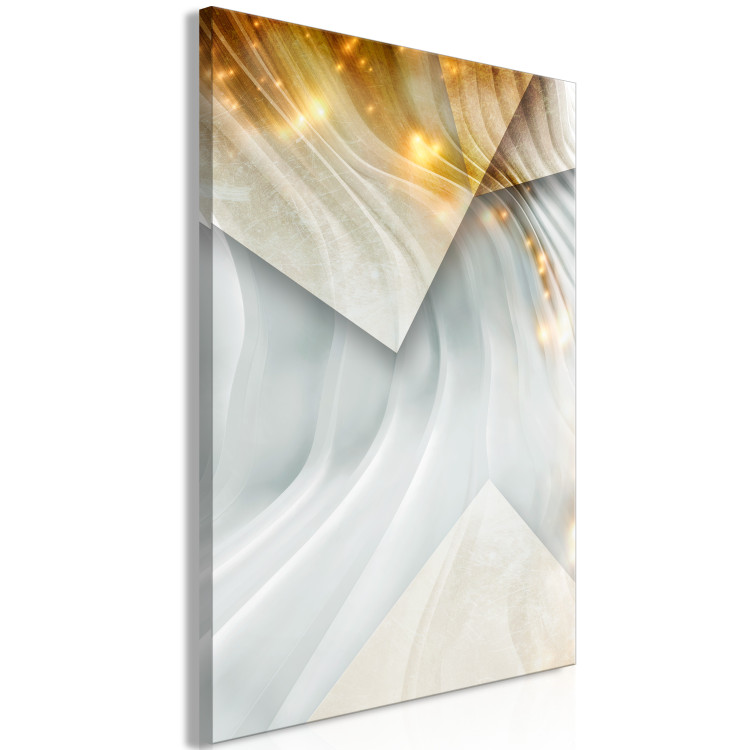 Canvas Print Silk space - abstract with a motif of reflections and waves 118997 additionalImage 2