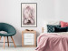 Poster Enamored Magnolia - pink abstraction with a woman and a flower 121897 additionalThumb 22