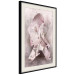 Poster Enamored Magnolia - pink abstraction with a woman and a flower 121897 additionalThumb 3