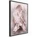 Poster Enamored Magnolia - pink abstraction with a woman and a flower 121897 additionalThumb 12