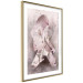 Poster Enamored Magnolia - pink abstraction with a woman and a flower 121897 additionalThumb 6