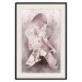 Poster Enamored Magnolia - pink abstraction with a woman and a flower 121897 additionalThumb 18