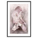 Poster Enamored Magnolia - pink abstraction with a woman and a flower 121897 additionalThumb 15