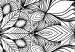Canvas Monochrome Mandala (1 Part) Vertical 122297 additionalThumb 5