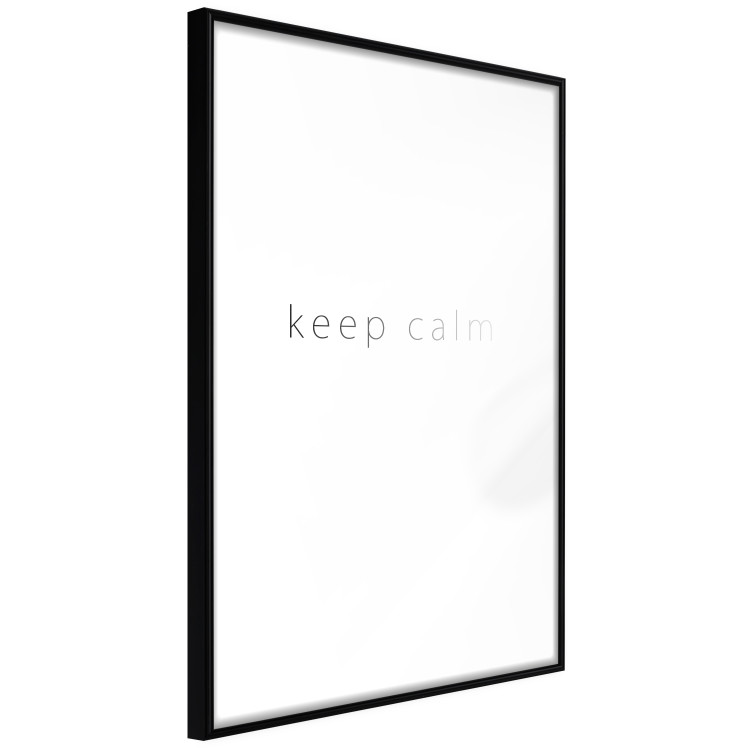 Poster Keep Calm - black fading English text on a white background 122897 additionalImage 11
