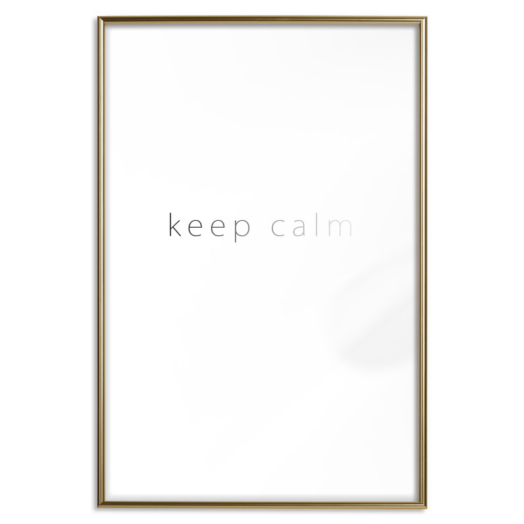 Poster Keep Calm - black fading English text on a white background 122897 additionalImage 14