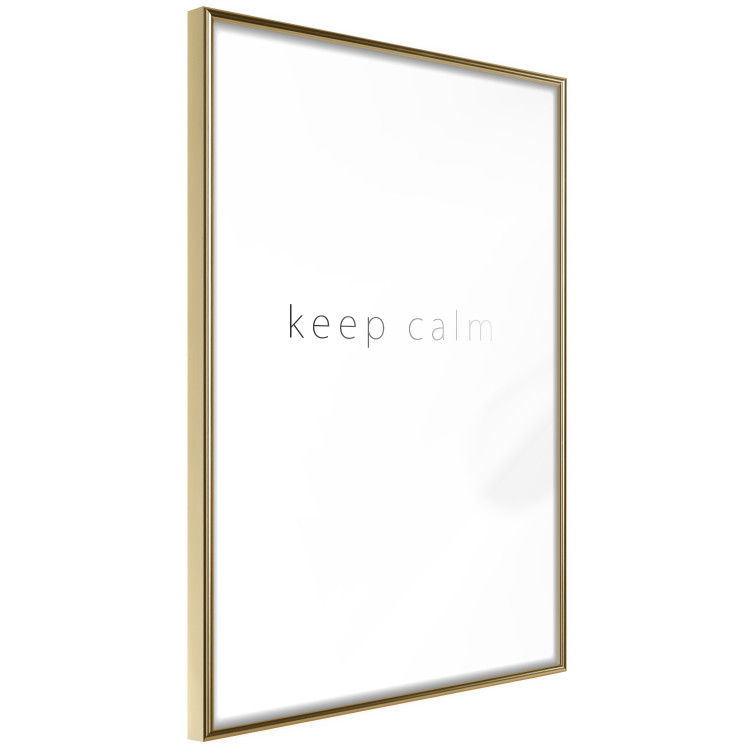 Poster Keep Calm - black fading English text on a white background 122897 additionalImage 6