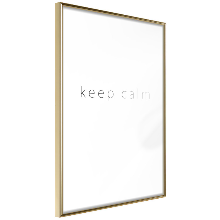 Poster Keep Calm - black fading English text on a white background 122897 additionalImage 12