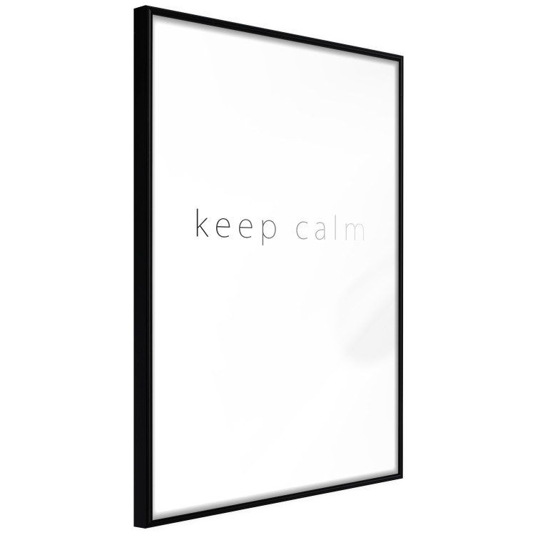 Poster Keep Calm - black fading English text on a white background 122897 additionalImage 10