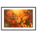 Poster Dancing Leaves - orange plants in golden autumn motif 123797 additionalThumb 15