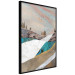 Poster Mountains and Valleys - abstract landscape of a white path against the sky 125897 additionalThumb 10