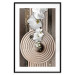 Wall Poster My Respite - oriental stone and white flowers in a zen motif 127397 additionalThumb 17