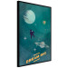 Wall Poster Heavenly Dreams - space abstraction with astronaut and text 129097 additionalThumb 2