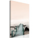 Canvas Art Print Pier of Memories (1-piece) Vertical - seascape landscape 129697 additionalThumb 2