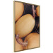 Wall Poster Autumnal - autumnal orange vegetables on a dark earth background 130797 additionalThumb 12