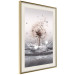 Wall Poster Wind Drops - dandelion in water creating ripples on a light background 132197 additionalThumb 3