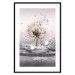 Wall Poster Wind Drops - dandelion in water creating ripples on a light background 132197 additionalThumb 17