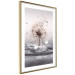 Wall Poster Wind Drops - dandelion in water creating ripples on a light background 132197 additionalThumb 9