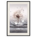 Wall Poster Wind Drops - dandelion in water creating ripples on a light background 132197 additionalThumb 19