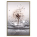 Wall Poster Wind Drops - dandelion in water creating ripples on a light background 132197 additionalThumb 21