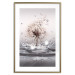 Wall Poster Wind Drops - dandelion in water creating ripples on a light background 132197 additionalThumb 16