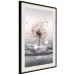 Wall Poster Wind Drops - dandelion in water creating ripples on a light background 132197 additionalThumb 2