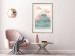 Wall Poster Mount Fuji - abstract composition of a pastel mountain against a sky backdrop 134997 additionalThumb 22