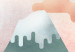 Wall Poster Mount Fuji - abstract composition of a pastel mountain against a sky backdrop 134997 additionalThumb 9