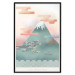 Wall Poster Mount Fuji - abstract composition of a pastel mountain against a sky backdrop 134997 additionalThumb 18
