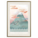 Wall Poster Mount Fuji - abstract composition of a pastel mountain against a sky backdrop 134997 additionalThumb 20