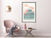Wall Poster Mount Fuji - abstract composition of a pastel mountain against a sky backdrop 134997 additionalThumb 24