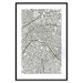 Wall Poster Parisian Mosaic - black and white map of a large city depicted from a bird's-eye view 135097 additionalThumb 15